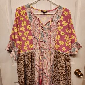 Floral and Paisley Women's Top